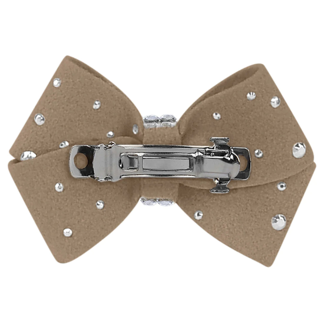 Nouveau Bow Hair Bow with Silver Stardust-