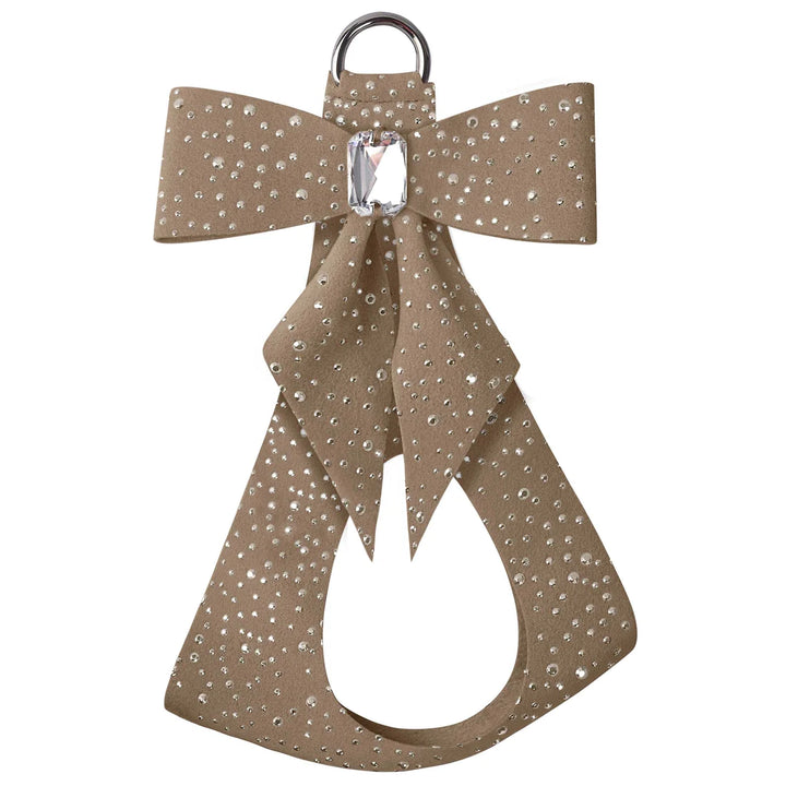 Silver Stardust Tail Bow Step In Harness-Classic Neutrals-