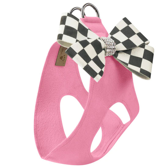 Windsor Check Nouveau Bow Step In Harness-Pretty Pastels-