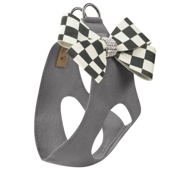 Windsor Check Nouveau Bow Step In Harness- Classic Neutrals-