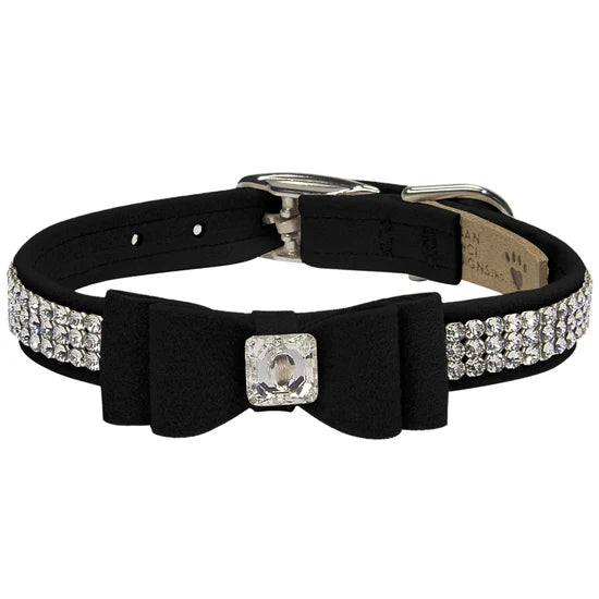 Big Bow 3 Row Giltmore Collar-TC-Black-