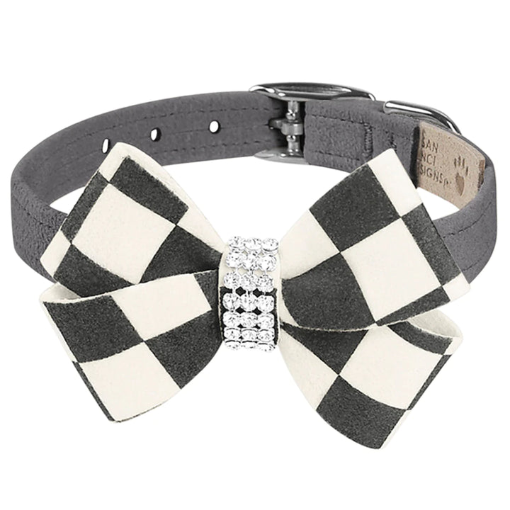 Windsor Check Nouveau Bow Collar-