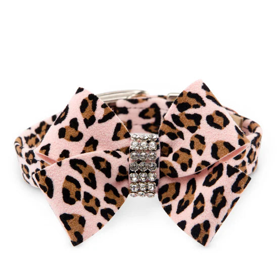 Cheetah Couture Nouveau Bow Collar-TC-Pink Cheetah-