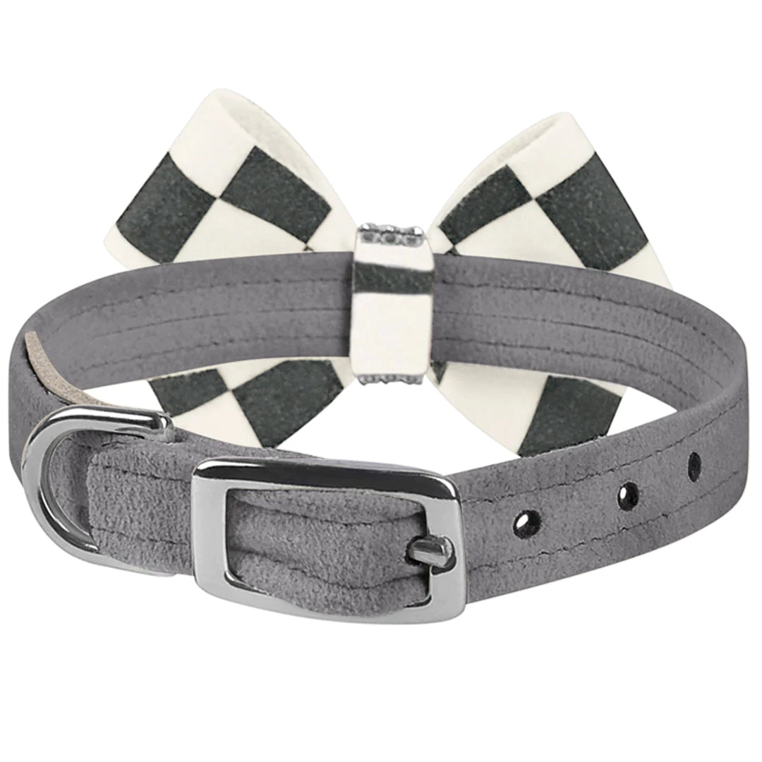 Windsor Check Nouveau Bow Collar-