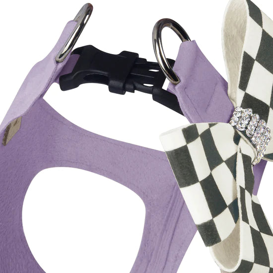 Windsor Check Nouveau Bow Step In Harness-Pretty Pastels-