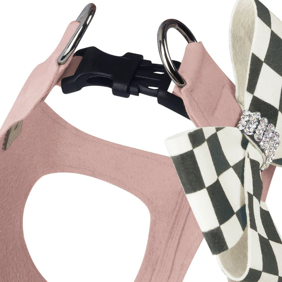 Windsor Check Nouveau Bow Step In Harness- Classic Neutrals-