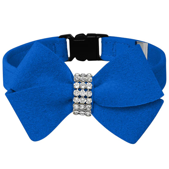 Nouveau Bow 1/2" Breakaway Cat Collar-6"-Royal Blue-