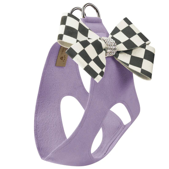 Windsor Check Nouveau Bow Step In Harness-Pretty Pastels-