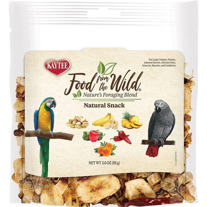 Kaytee Food From the Wild Natural Snack for Large Birds - 3 oz-