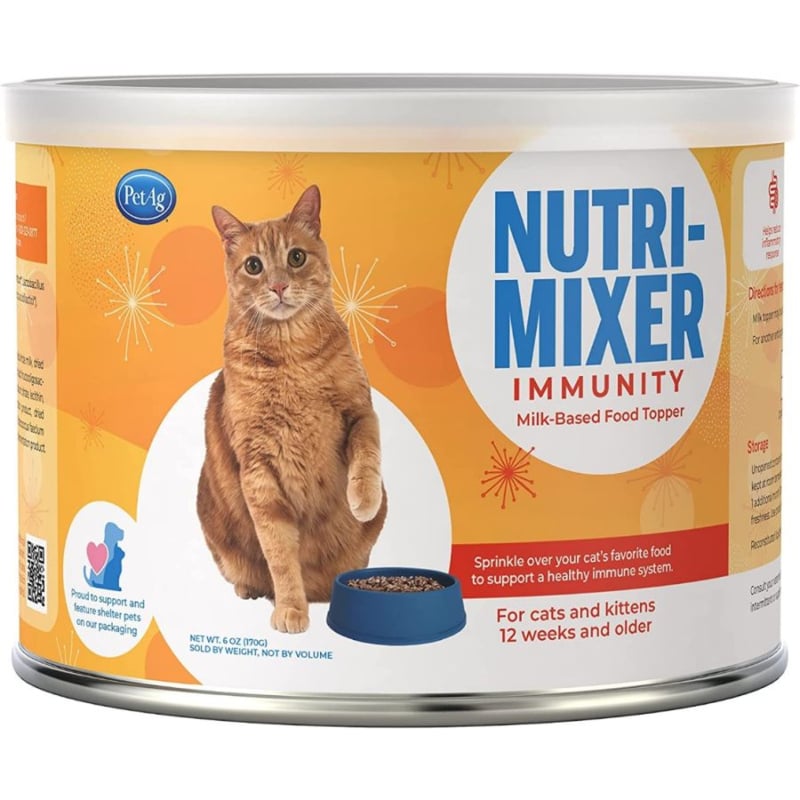 PetAg Nutri-Mixer Immunity Milk-Based Topper for Cats and Kittens - 6 oz-