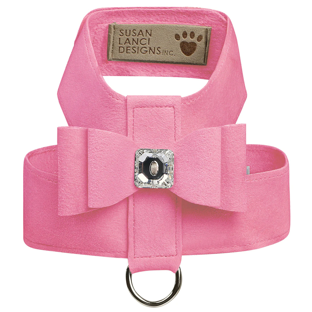 Big Bow Tinkie Harness-TC-Puppy Pink-