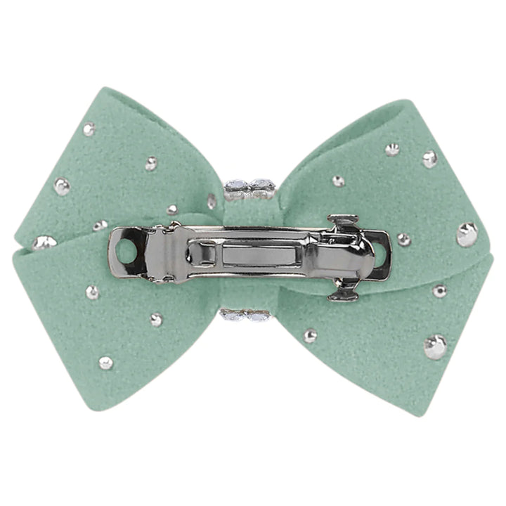 Nouveau Bow Hair Bow with Silver Stardust-