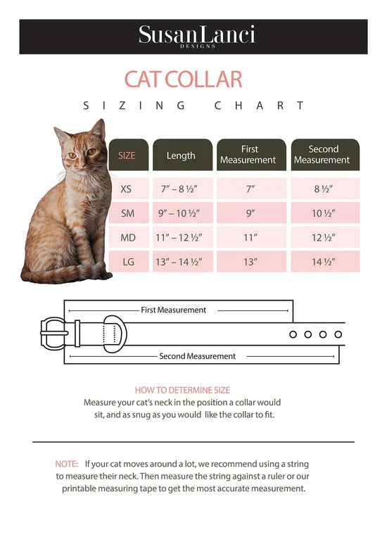 Nouveau Bow 1/2" Breakaway Cat Collar-