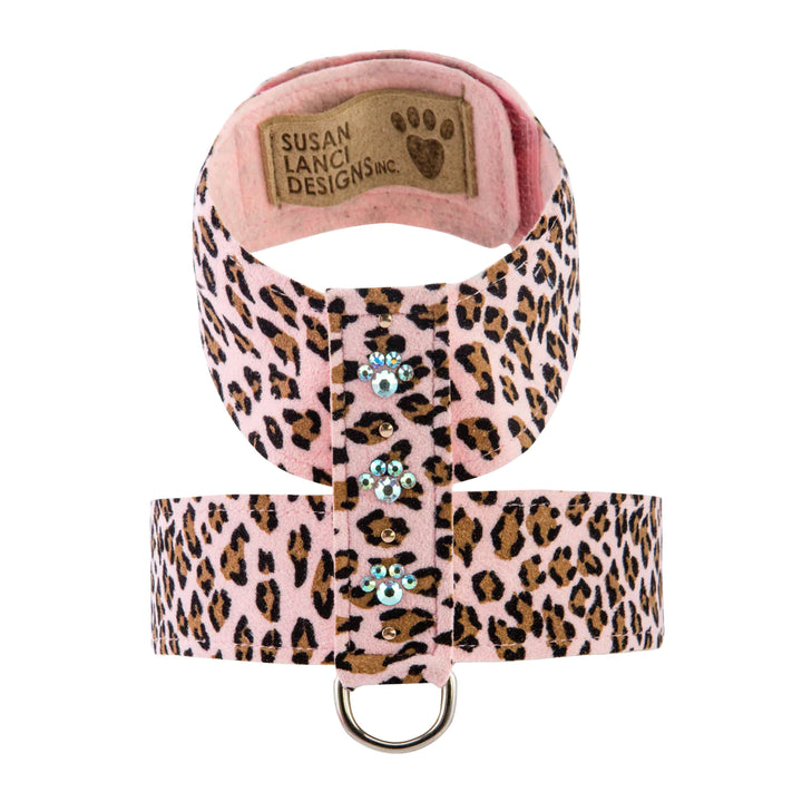 Cheetah Couture Crystal Paws Tinkie Harness-TC-Pink Cheetah-