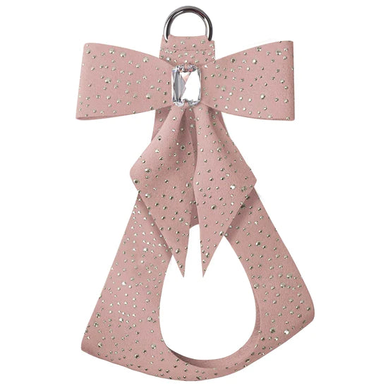 Silver Stardust Tail Bow Step In Harness-Classic Neutrals-TC-Rosewood-