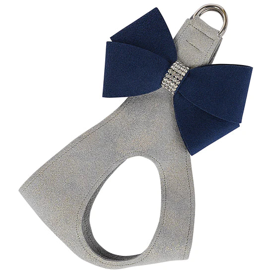 Indigo Nouveau Bow Step In Harness-TC-Platinum Glitzerati-