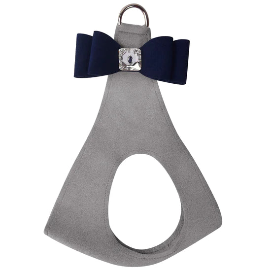 Indigo Big Bow Step In Harness-TC-Platinum-