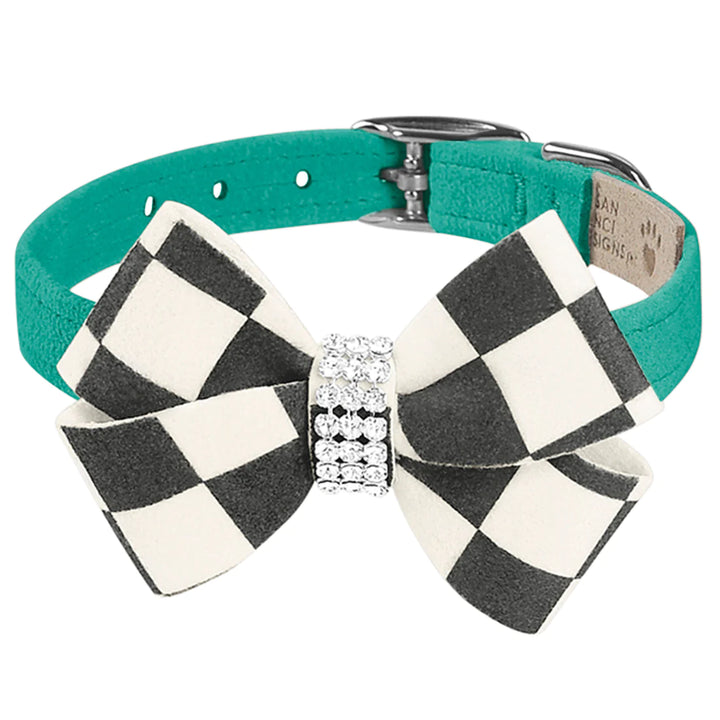 Windsor Check Nouveau Bow Collar-