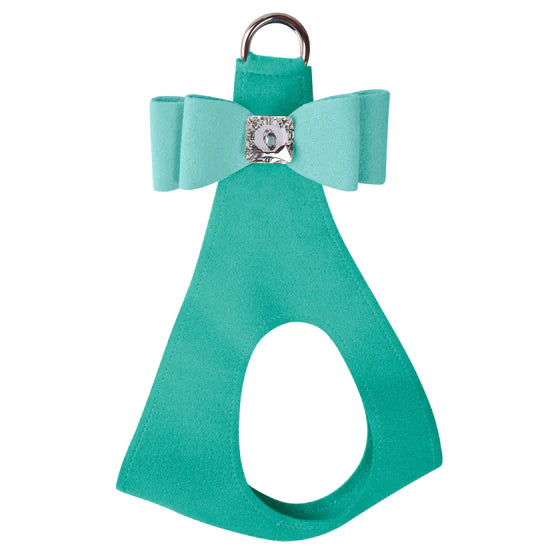 Tiffi Blue Big Bow Step In Harness-TC-Bimini Blue-