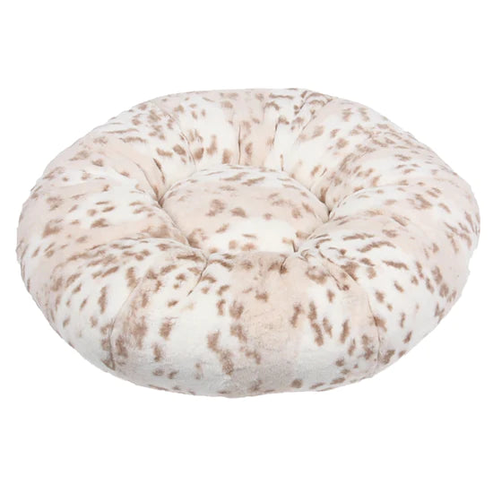 Soft Arctic Snow Leopard Bed-XS-Soft Arctic Snow Leopard-