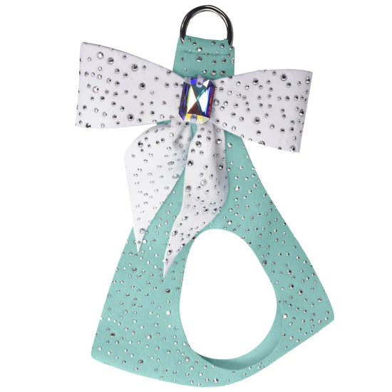 Tiffi's Gift Step In Harness With Aurora Borealis Emerald-TC-Tiffi Blue-