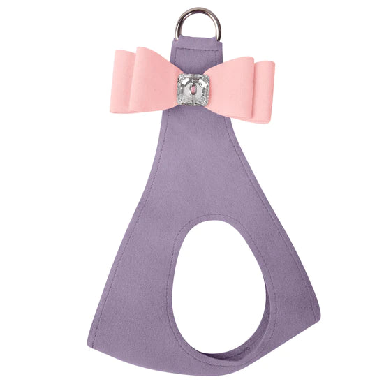 Puppy Pink Big Bow Step In Harness-TC-French Lavende-