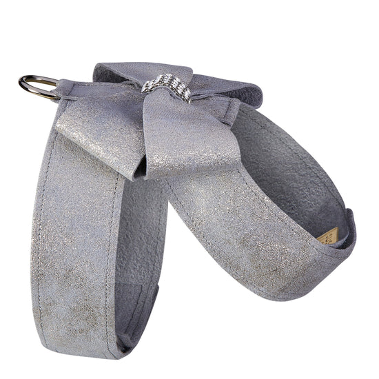 Platinum Glitzerati Nouveau Bow Tinkie Harness-TC-Platinum Glitzerati-