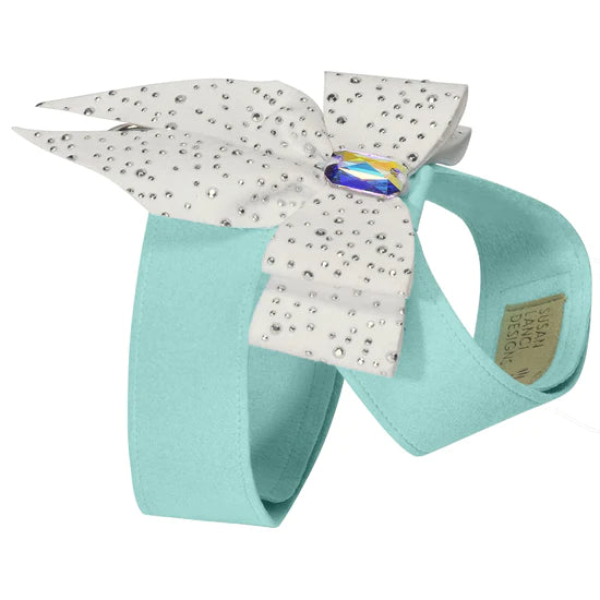 Tiffi's Gift Tinkie Harness With Aurora Borealis Emerald-TC-Tiffi Blue-