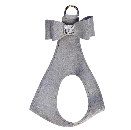 Platinum Glitzerati Big Bow Step in Harness-TC-Platinum Glitzerati-