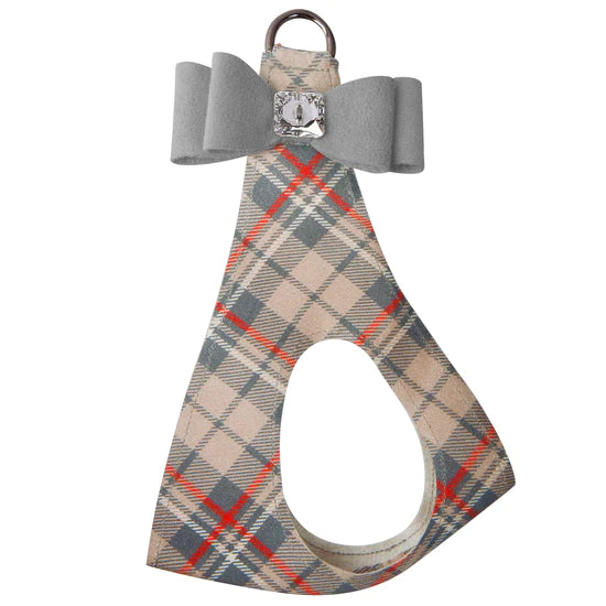 Scotty Plaid Platinum Big Bow Step In Harness-