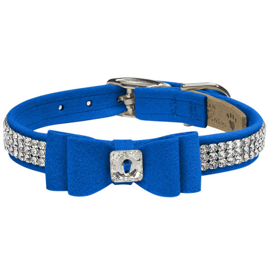 Big Bow 3 Row Giltmore Collar-TC-Royal Blue-