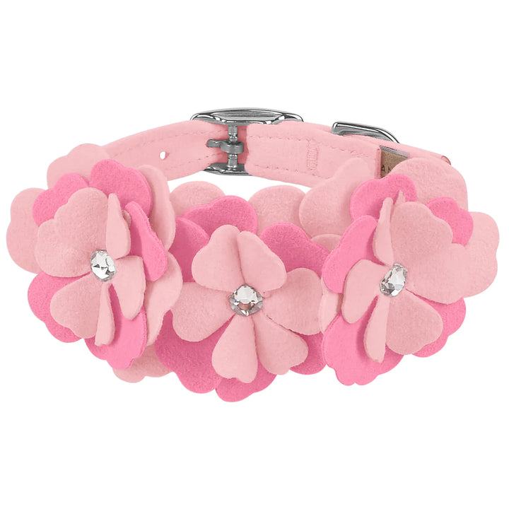 Alexandra Flower Collar-TC-Puppy Pink-