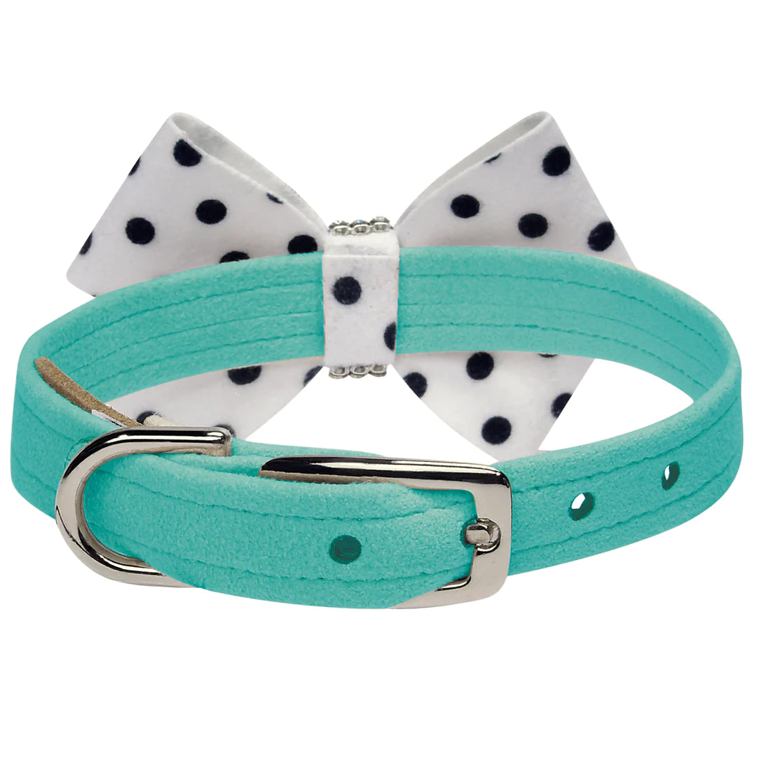 Polka Dot Nouveau Bow Collar-