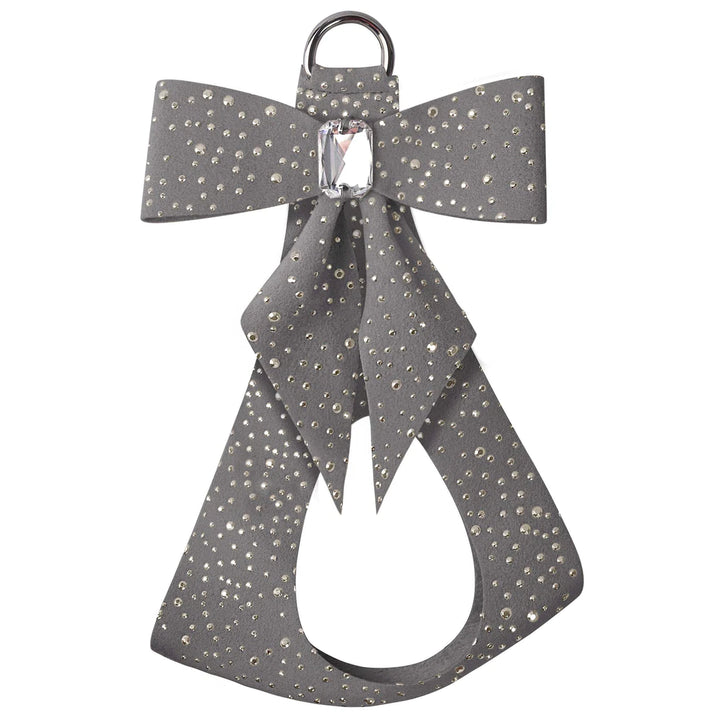 Silver Stardust Tail Bow Step In Harness-Classic Neutrals-TC-Platinum-