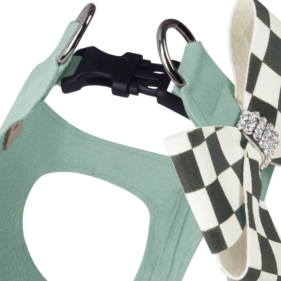 Windsor Check Nouveau Bow Step In Harness-Pretty Pastels-