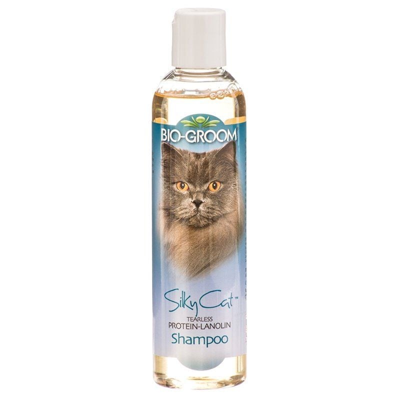 Bio Groom Silky Cat Tearless Protein & Lanolin Shampoo - 8 oz-