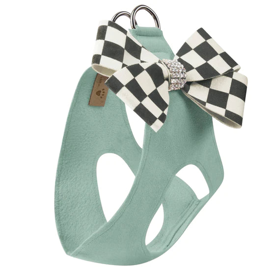 Windsor Check Nouveau Bow Step In Harness-Pretty Pastels-