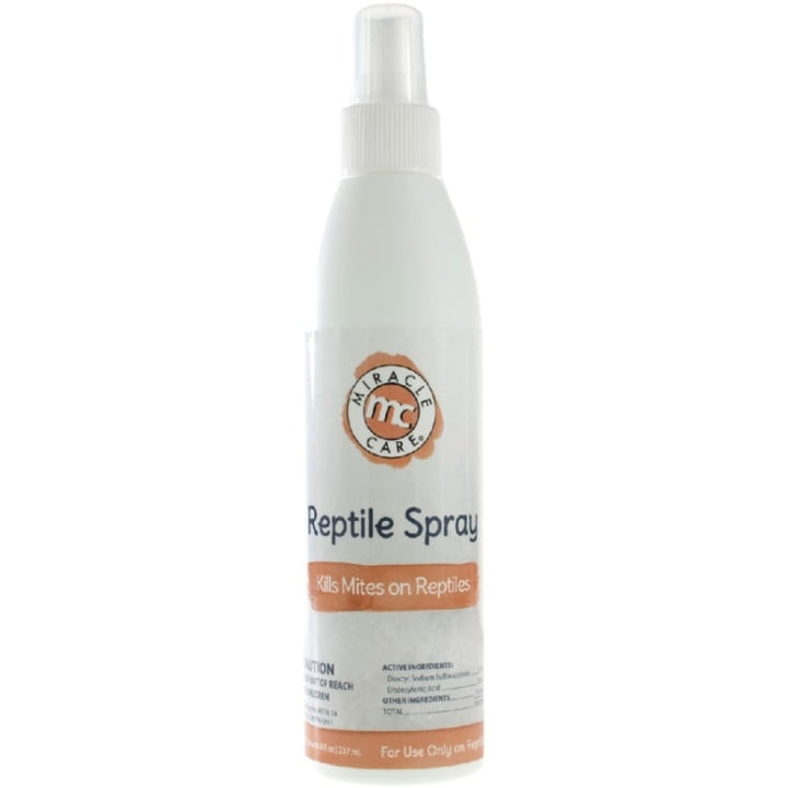 Miracle Care Reptile Spray - Kills Mites on Reptiles - 8 oz-