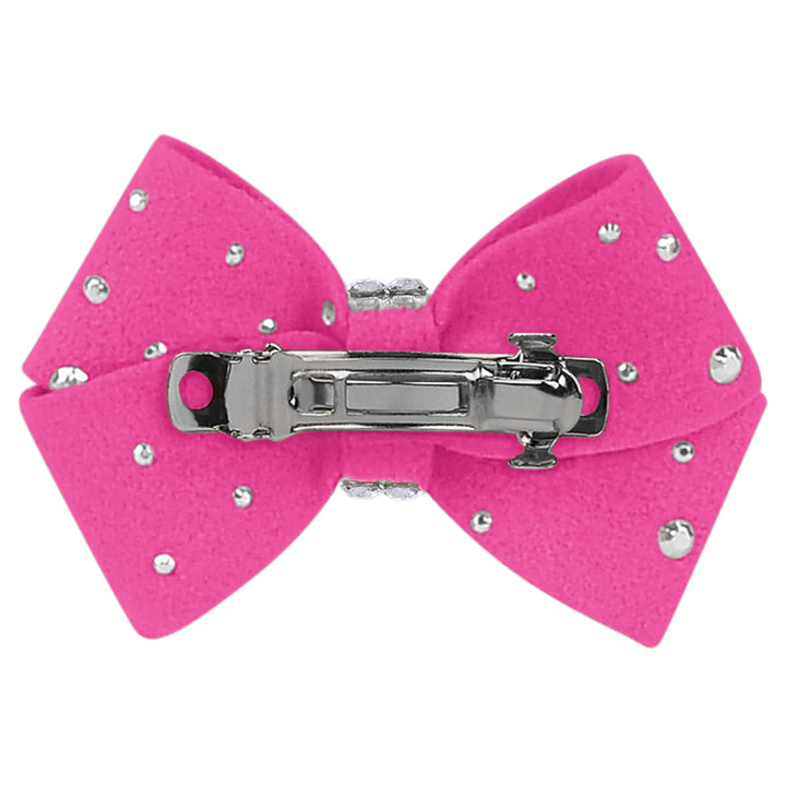 Nouveau Bow Hair Bow with Silver Stardust-