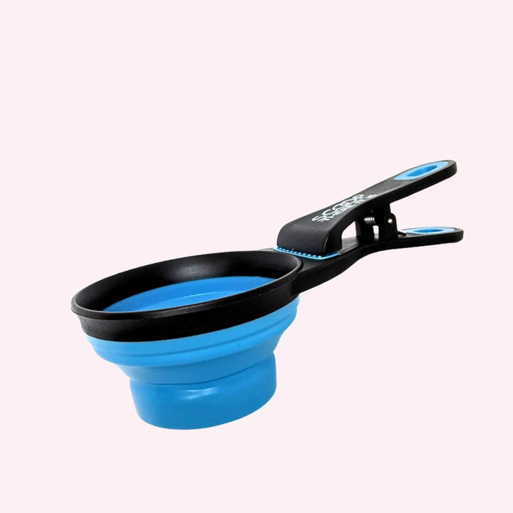 "Scoop There It Is!" Blue Dog Food Scooper