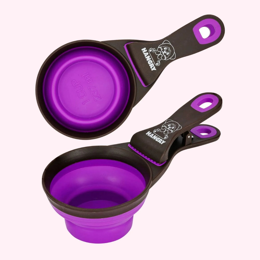 "Hangry" Purple Dog Food Scooper