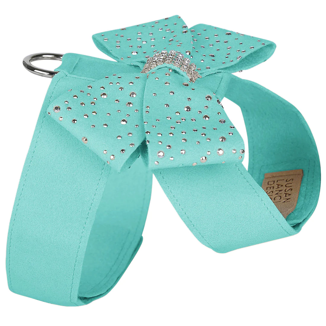 Silver Stardust Nouveau Bow Tinkie Harness-TC-Tiffi Blue-