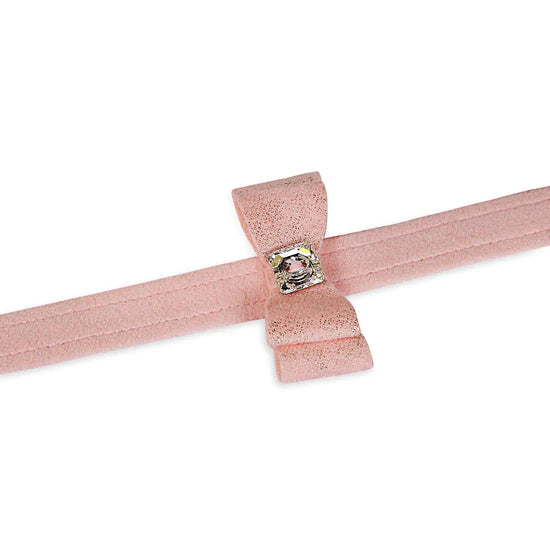 Puppy Pink Glitzerati Big Bow Leash-