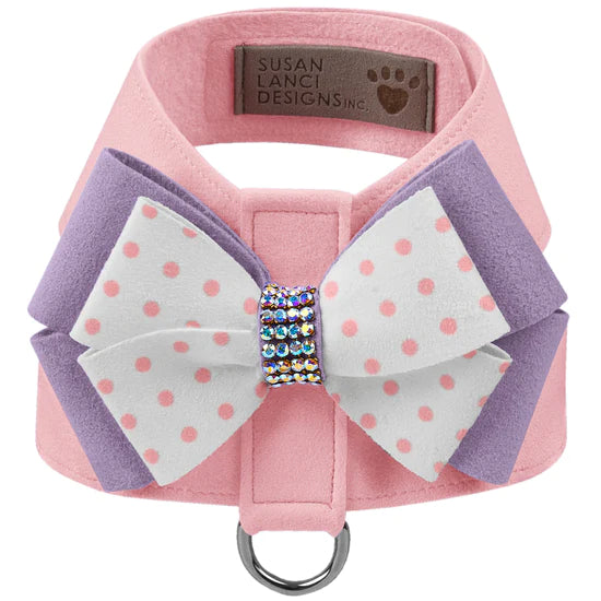 Daisy Bow Tinkie Harness-TC-Puppy Pink-