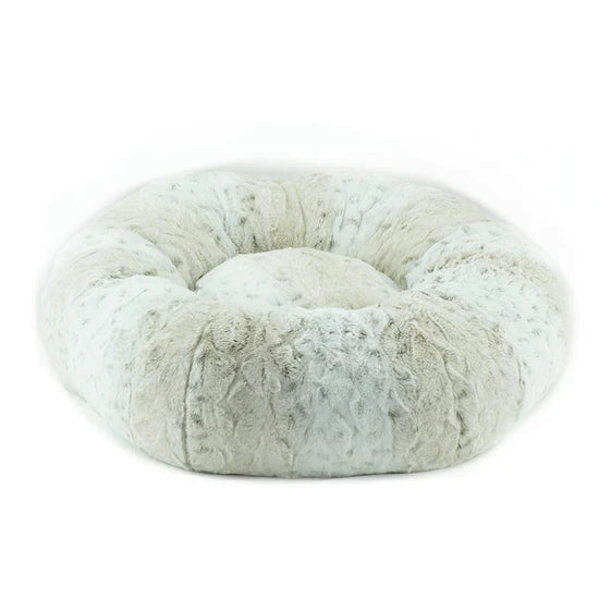 Soft Snow Leopard Bed-