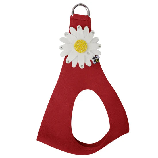 Large Daisy with AB Crystal Stellar Center Step In Harness-Classic Neutrals-TC-Red-