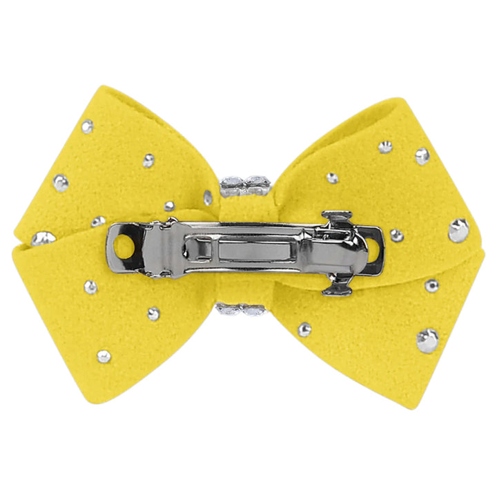 Nouveau Bow Hair Bow with Silver Stardust-