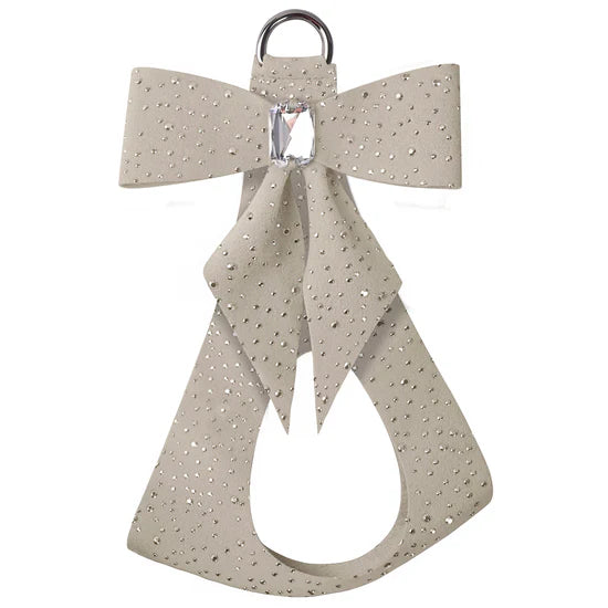 Silver Stardust Tail Bow Step In Harness-Classic Neutrals-TC-Doe-