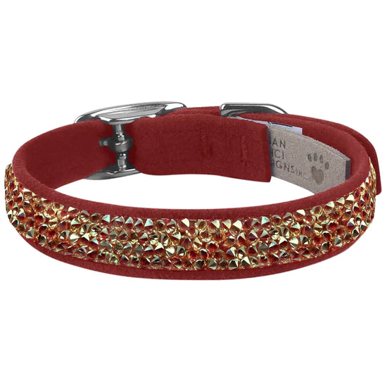 Gold Puparoxy Collar-TC-Burgundy-