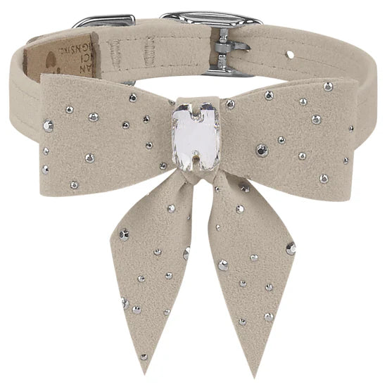 Silver Stardust Tail Bow Collar-TC-Doe-